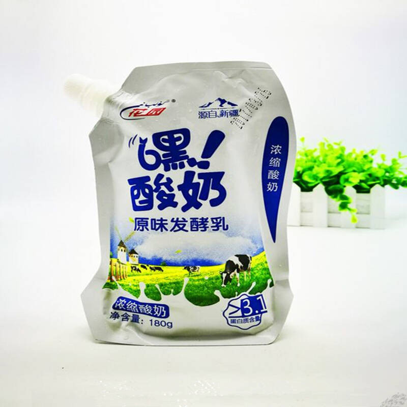 花园嘿酸奶 浓缩酸牛奶180gx12袋 原味发酵乳 产发