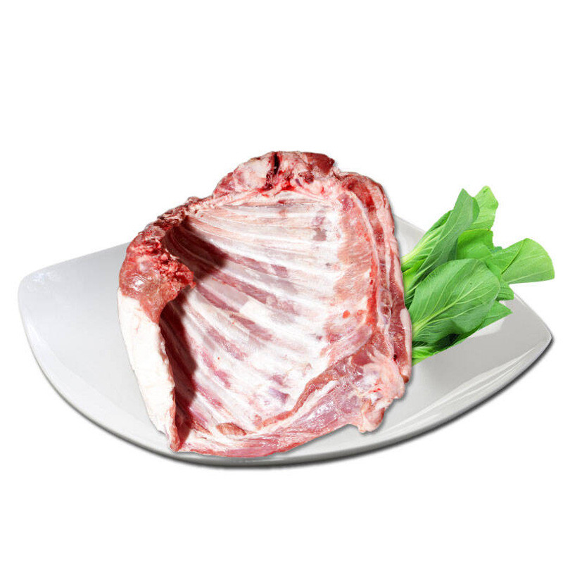 生不带皮羊排 500g 新鲜羊肉 产发