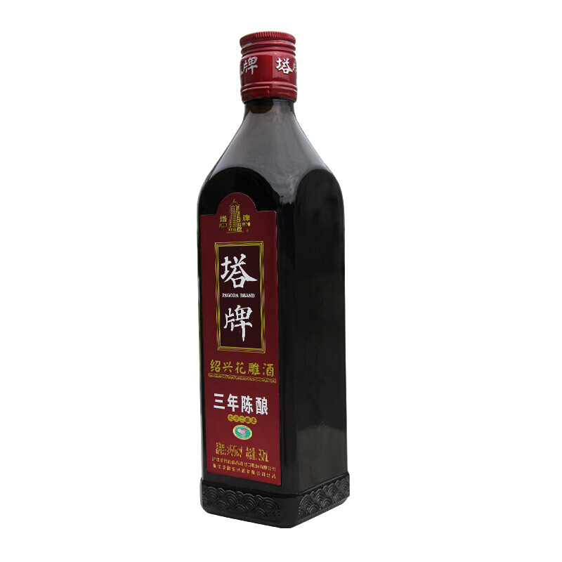 塔牌黄酒 绍兴花雕酒三年陈酿500ml*12瓶