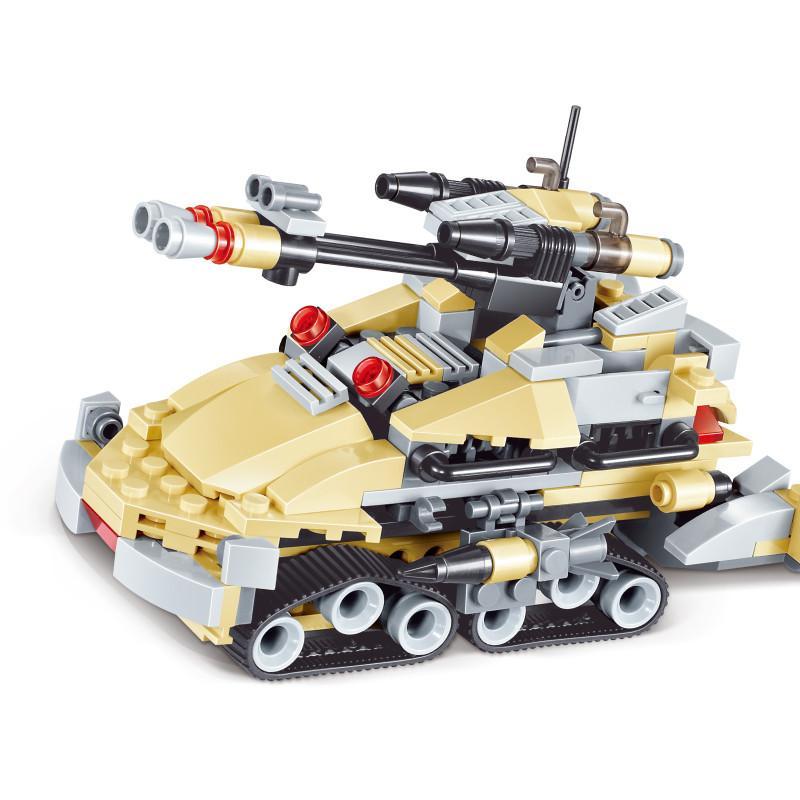 杰星 乐高式积木 反恐套装猎豹军团系列 6款合