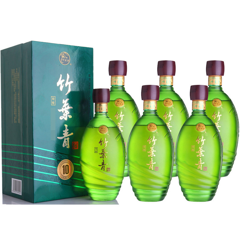 汾酒42度 精酿竹叶青 500ml * 6瓶 白酒 酒界网