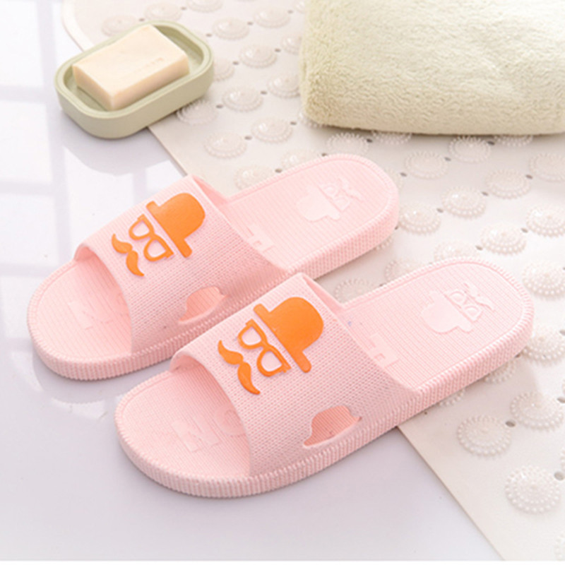 乾越 女夏防滑室内可爱浴室拖鞋家用洗澡卡通