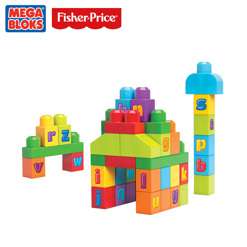 费雪美高大颗粒1-5岁宝宝玩具早教益智拼搭积