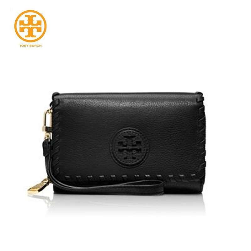 tory burch 托里·伯奇 女款手拿包 真皮 拉链 标志31149008均码 黑色