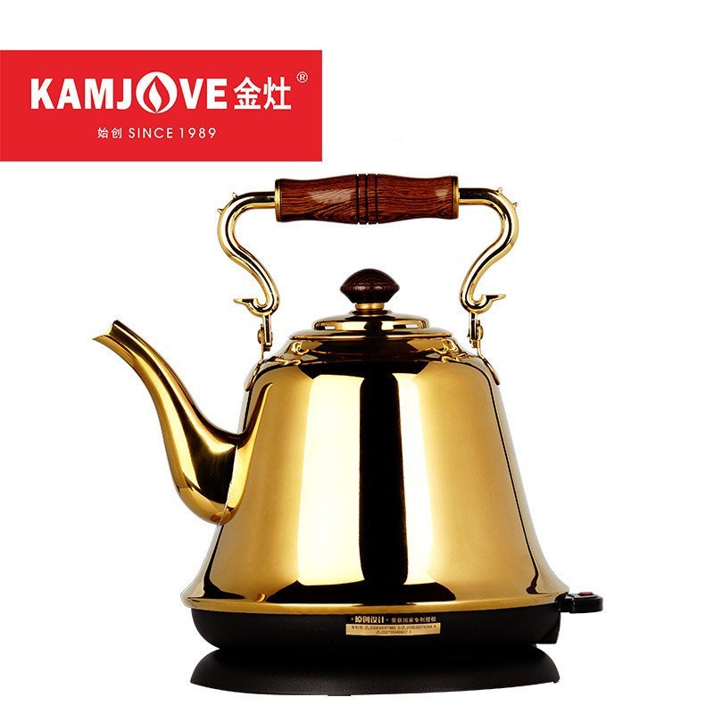 KAMJOVE\/金灶 K-208 1989金钟壶电茶炉金色