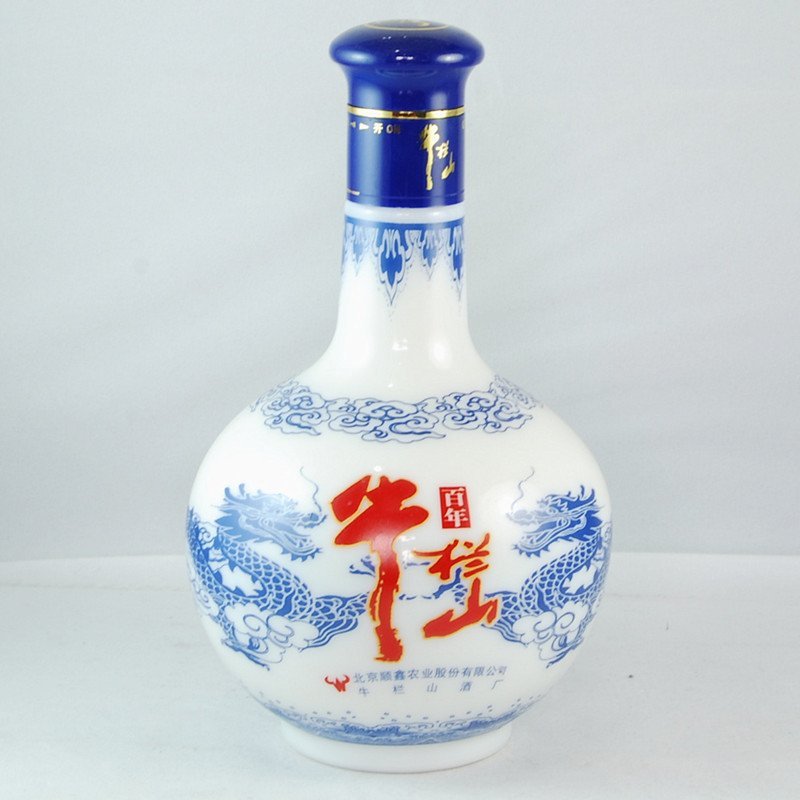 百年牛栏山老酒系列 浓香型 500ml 38度蓝色风暴 6瓶箱装