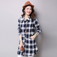 女红格子衬衫价格_女红格子衬衫最新报价_女