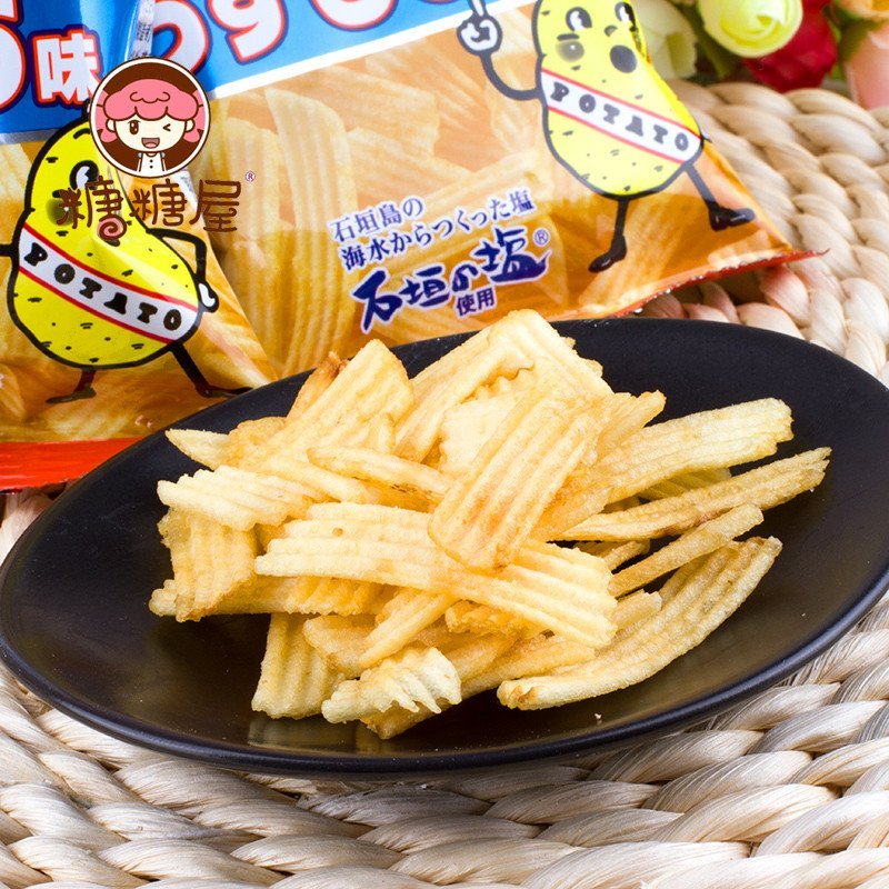 日本进口零食jagabee卡乐比薯条土豆条 calbee卡乐b薯条4连包60g