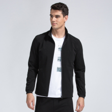 才子男装(TRIES)夹克 男士2018春季立领纯色简
