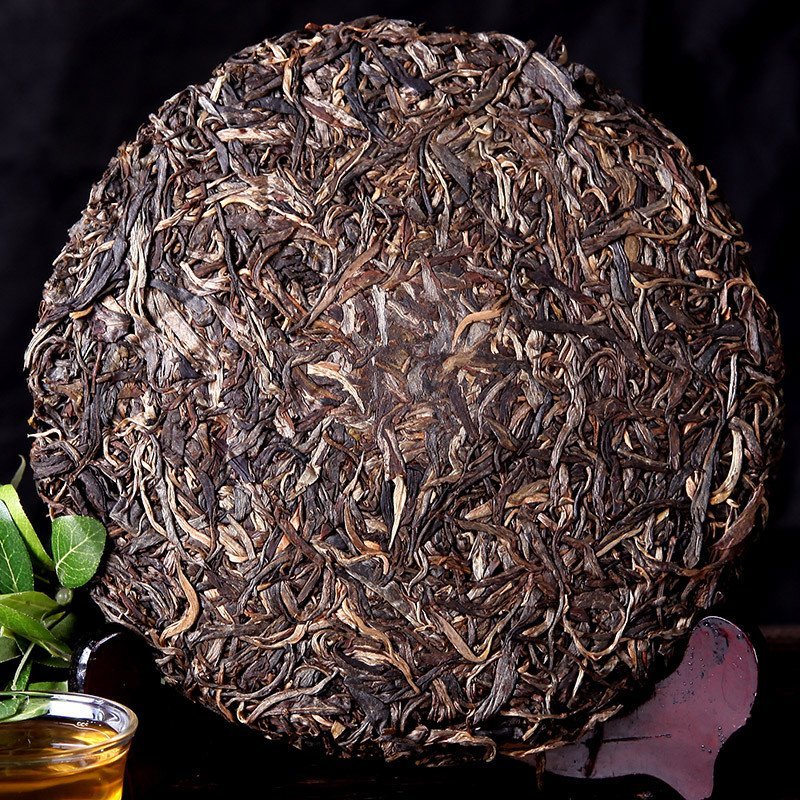 吉顺号茶叶 老班章357g七子饼 云南普洱茶生茶 班章正山古树茶