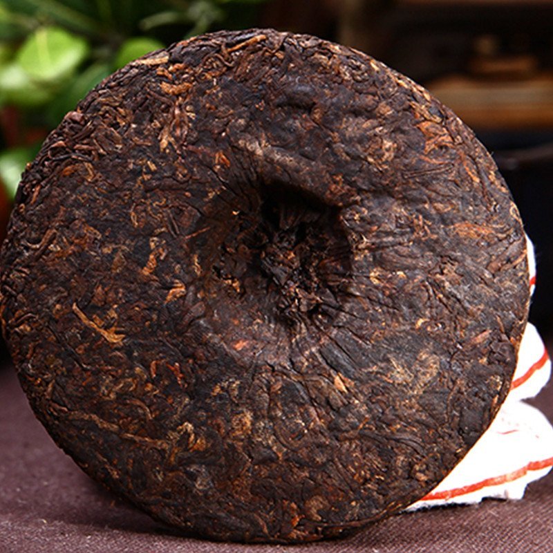 吉顺号普洱茶熟茶普洱茶饼茶熟茶熟普洱饼普洱茶口粮100g买7包邮