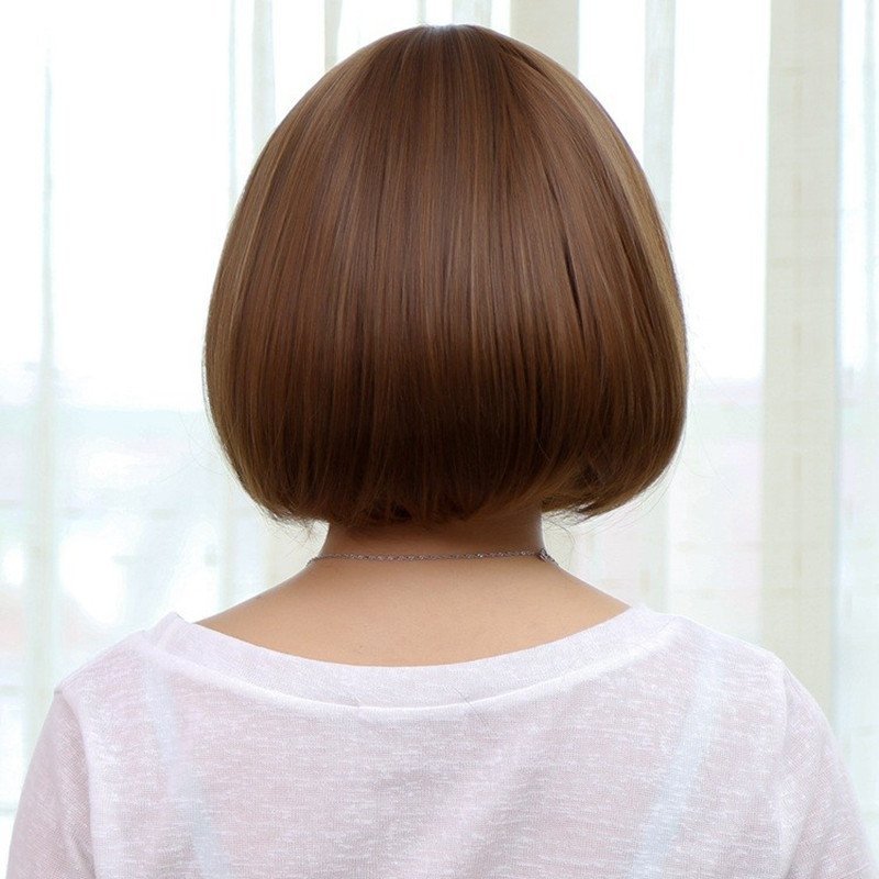 小苏妞假发 假发女短发bobo头短直发 斜刘海 女生蓬松修脸可爱发型