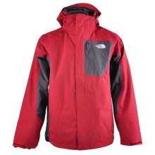 菲斯the north face/北面专柜正品男子户外运动休闲保暖三合一冲锋衣