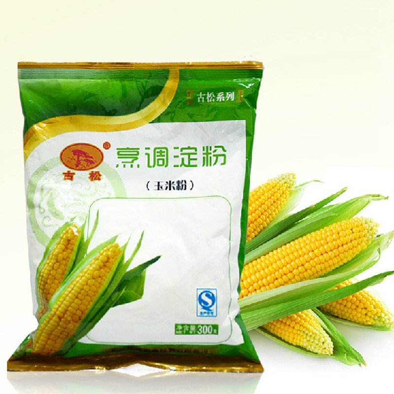 烘焙原料 古松牌烹调 玉米淀粉 粟粉 食用生粉 原装300克