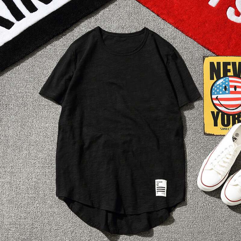 C2潮朝快手网红天佑2017夏季新款燕尾半袖T