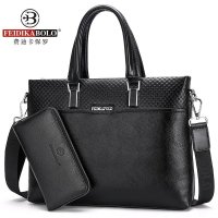 费迪卡保罗(FEIDIKABOLO)涤棉男士手提包【