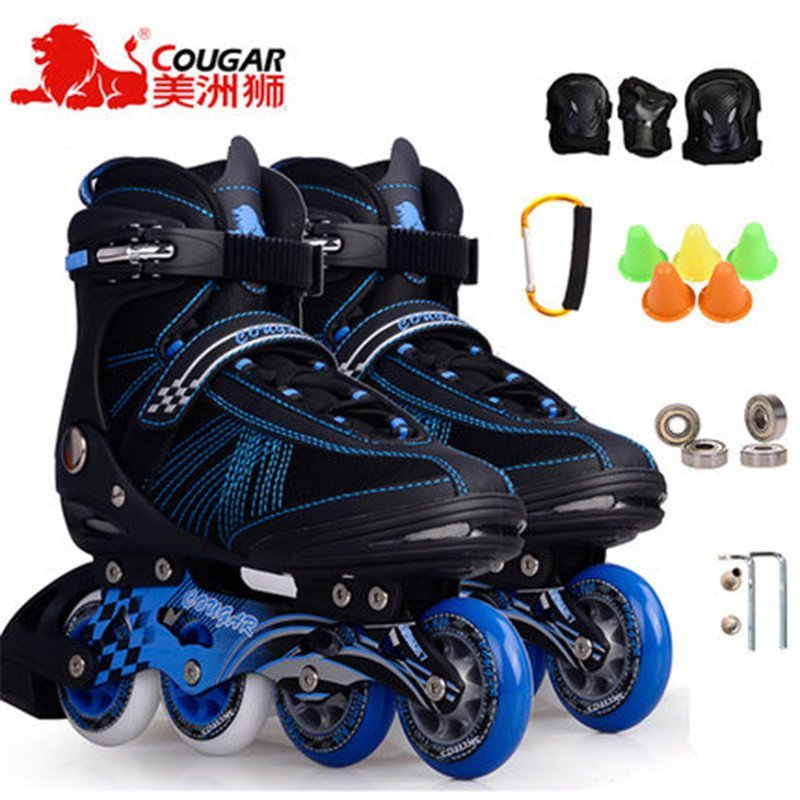 【美洲狮(cougar)系列】正品美洲狮溜冰鞋成人初学直