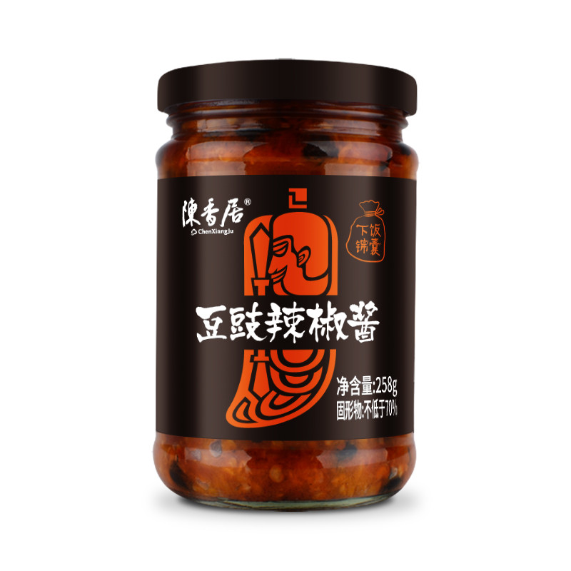 【中华特色】桂林馆 陈香居 豆豉辣椒酱258g 下饭菜 1瓶装 华南