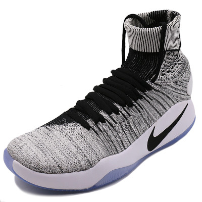 耐克nike hyperdunk hd2016 flyknit 精英高帮实战篮球鞋 843390-010