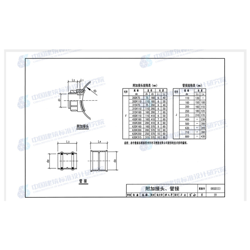 正版国标图集08ss523 建筑小区塑料排水检查井