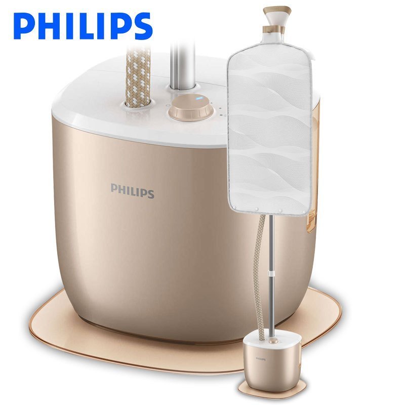 飞利浦(philips)蒸汽挂烫机 家用大功率1600w 电熨斗 烫衣机 带晾衣架