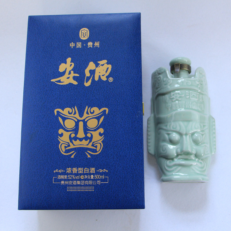 【安顺特产】52度浓香型脸谱酒 清澈透明 500ml