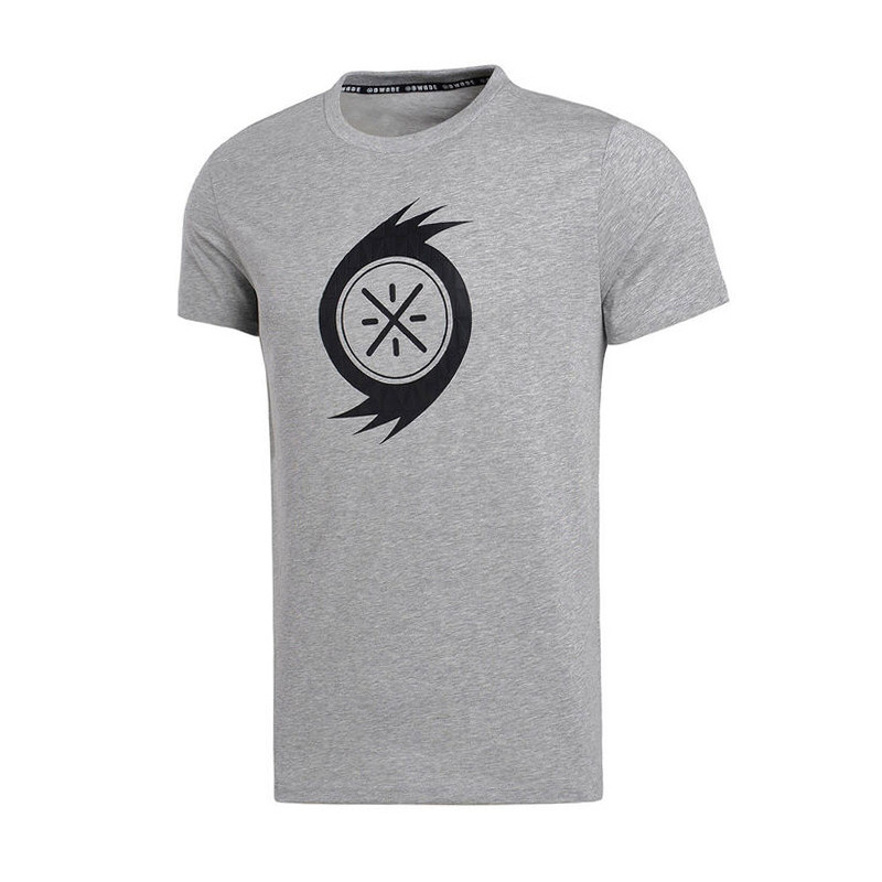 李宁2017春秋男装运动服韦德圆领短袖T恤夏透