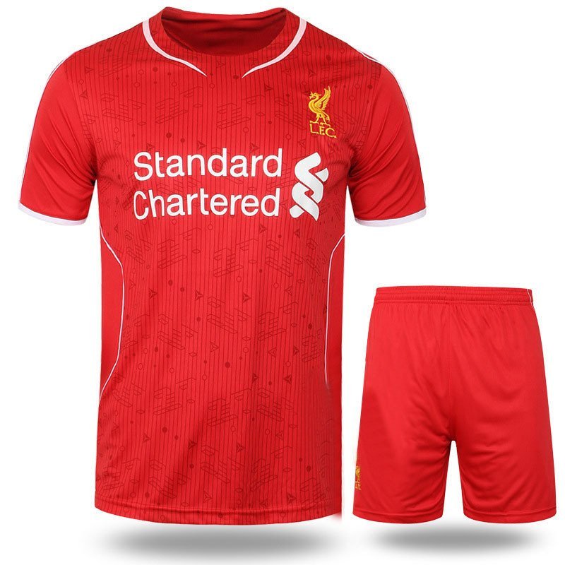 利物浦14-15男士球衣运动服短袖足球训练服足
