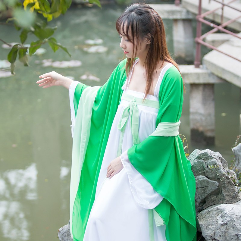 唐朝古装服装公主女性汉服女装齐胸襦裙古典舞蹈服仙女