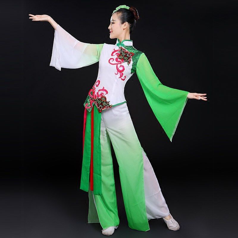 2016新款演出服女舞台民族舞蹈服装古典舞广