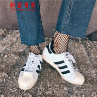 韩雪青青2017韩国女性感渔网眼短袜短丝袜网