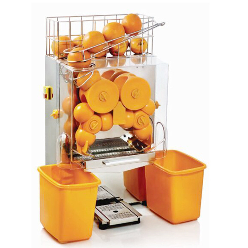 新款鲜橙榨汁机商用不锈钢全自动榨澄汁机超市