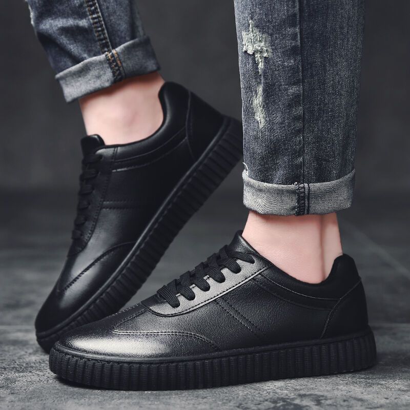 快手红人同款板鞋社会小伙时尚小白鞋男士透气