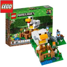 乐高lego minecraft我的世界系列 21140 鸡舍 积木玩具