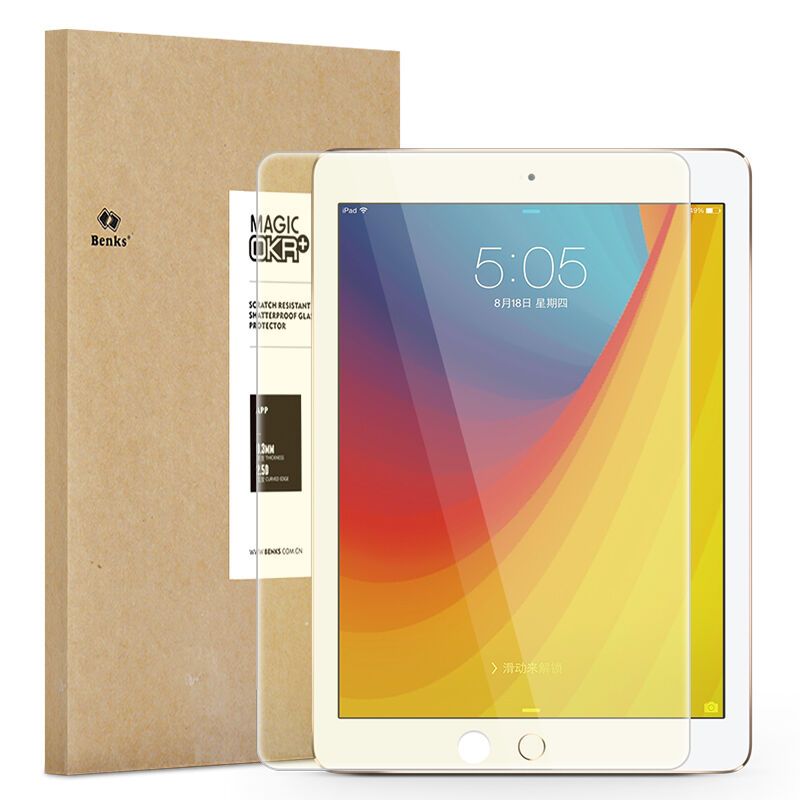 Benks iPad air抗蓝光钢化膜 iPad air2高清保护