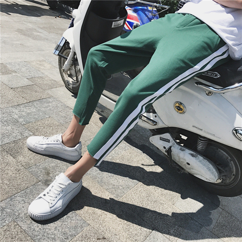 文艺男裤子春季2017新款休闲裤潮流百搭小脚