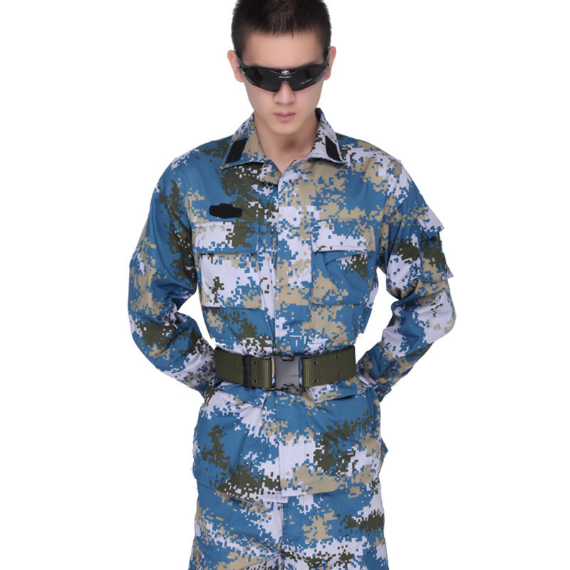 07式男士迷彩服套装真人CS迷彩休闲多袋海洋