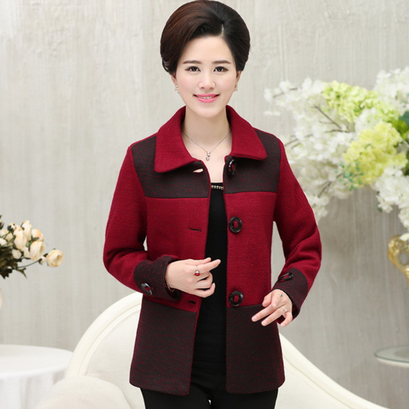 妈妈春装外套女40-50岁2017春新款中老年春秋