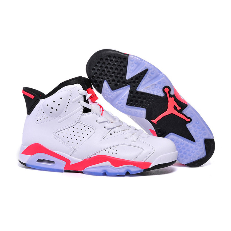 nike jordan 耐克乔丹6代篮球鞋j6高帮白锐利红白运动蓝男女鞋运动鞋1