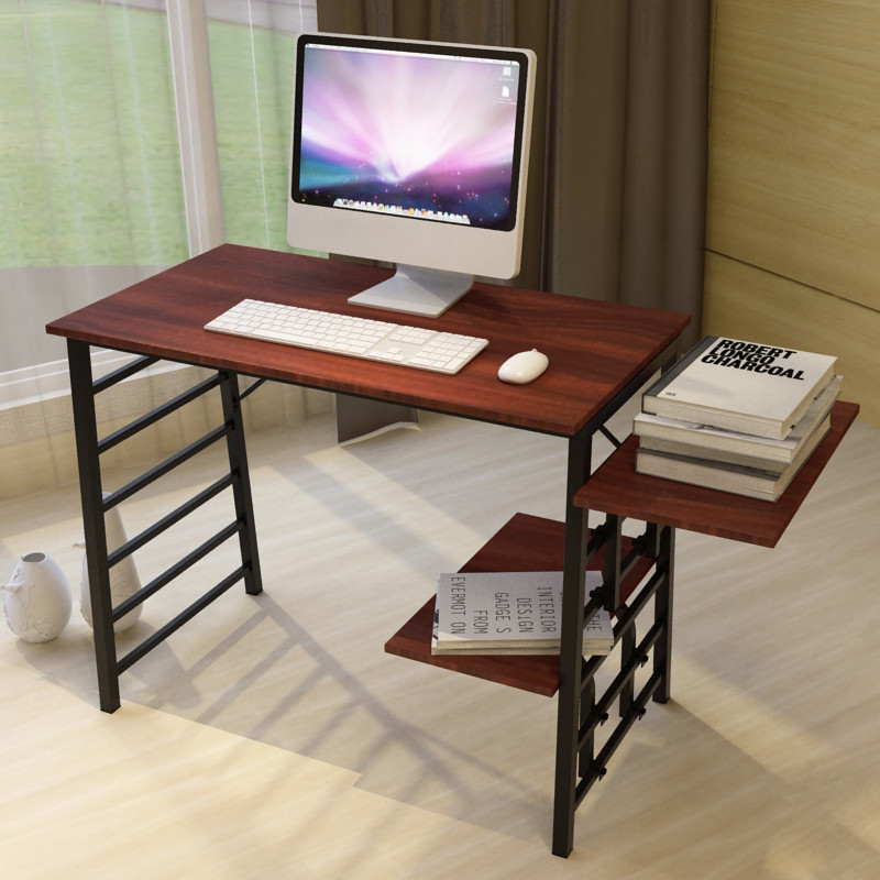 翊通 创意电脑桌台式 升降组合 简易电脑桌 家用办公桌 书桌 写字台