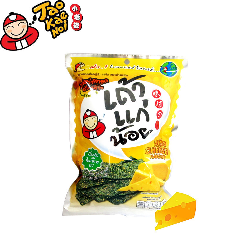 taokaenoi小老板奶酪味紫菜1袋 奶酪味海苔 泰国进口海苔类 开袋即食