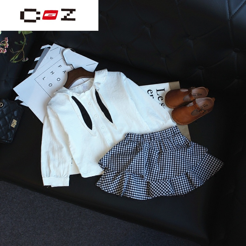 CZ潮流品牌思雨家韩国童装2017春季新款女童