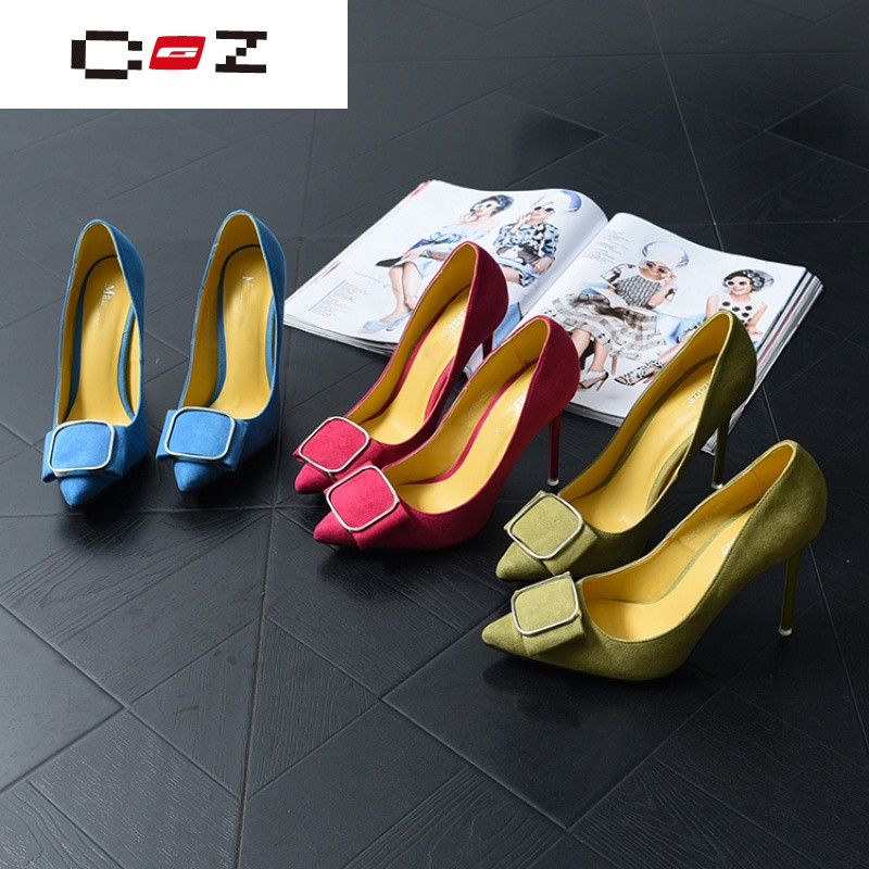 CZ潮流品牌X035 英伦OL工作鞋2017春季新款