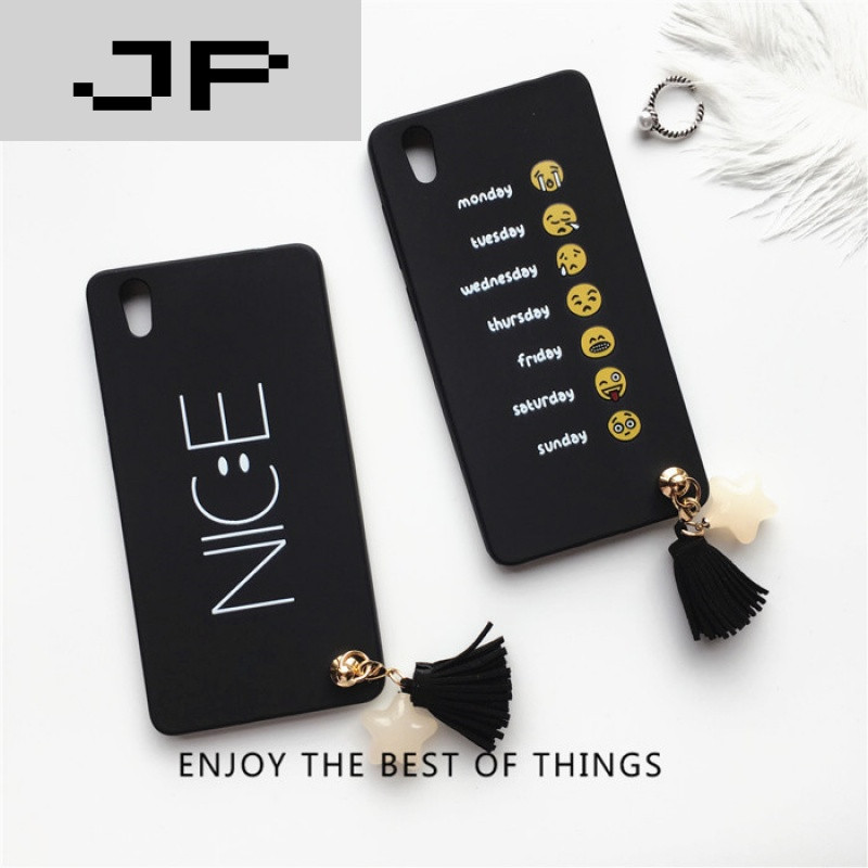 jp潮流品牌笑脸表情nice字母 vivoy29手机壳保护套挂绳y29l硅胶套男女