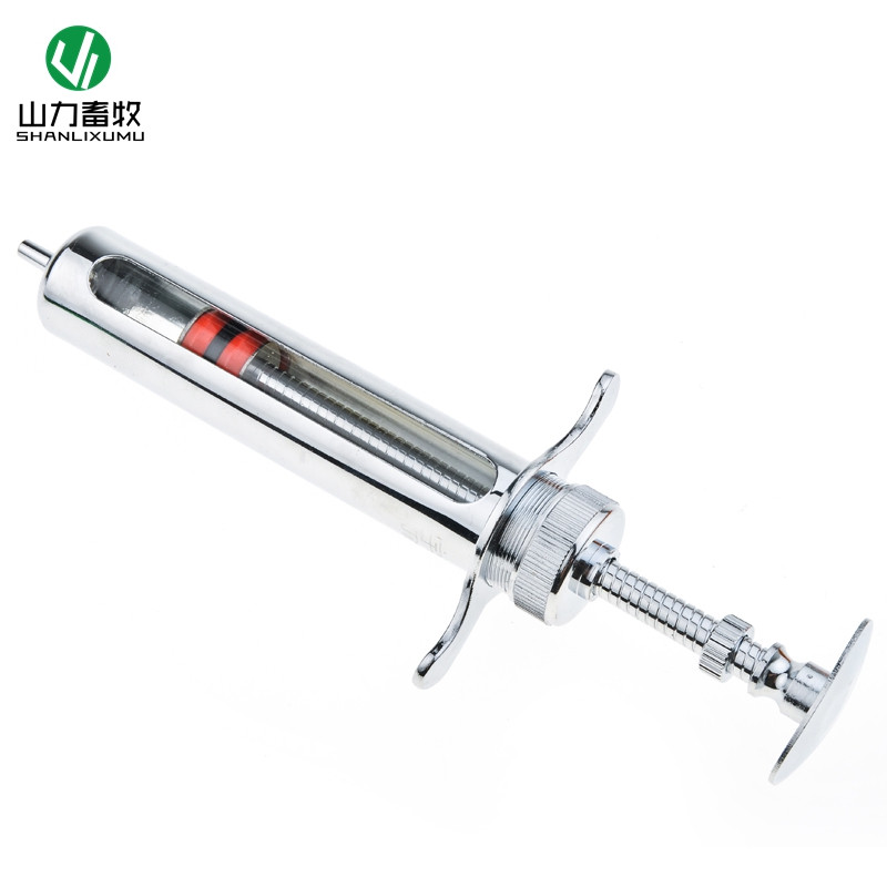 洋子(yangzi)金属注射器不锈钢针筒 100ml精品兽用针管不锈钢注射器