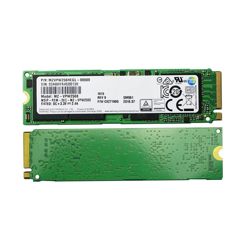 2 pcie ssd固态硬盘 笔记本固态 sm961 512g ssd