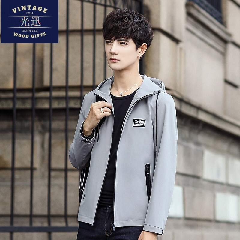 店男装2017新款男士夹克薄款休闲修身韩版外