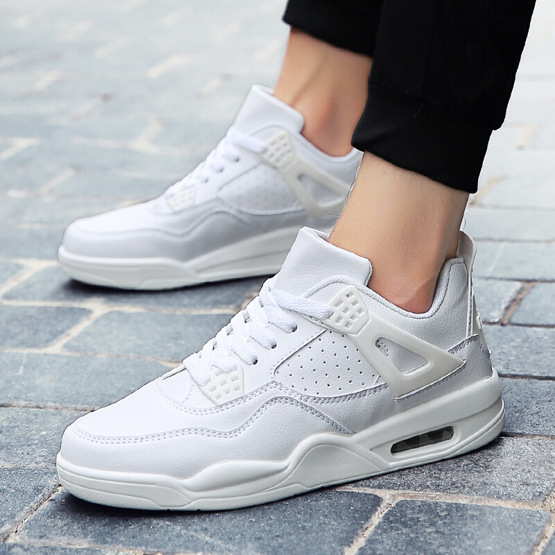 鞋小二春季男鞋潮鞋2017新款休闲aj运动鞋情侣