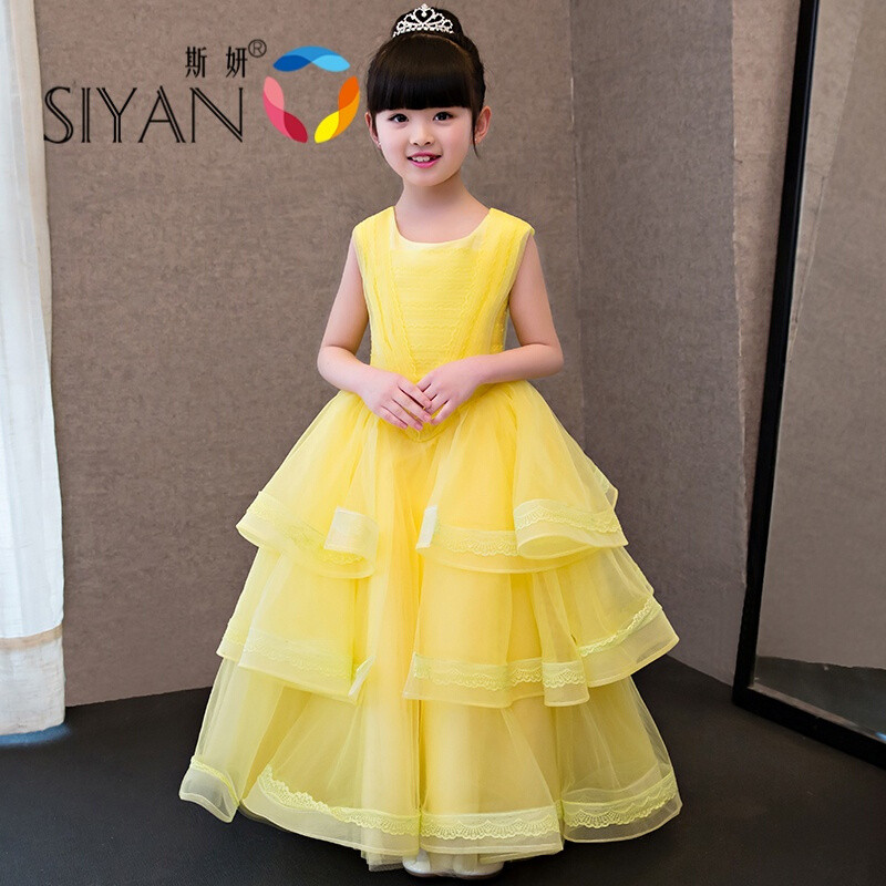 斯妍 兒童禮服婚紗裙貝兒公主同款公主裙花童禮服長裙_圖片素材 斯妍 兒童禮服婚紗裙貝兒公主同款公主裙花童禮服長裙