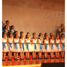 大合唱表演服演出服朗诵服 特价六一儿童演出服女童小学生中学生合唱